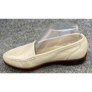 SAS Simplify Loafer Size 6 W | Pearlized Shimmer Bone Tri-Pad Comfort Shoe
